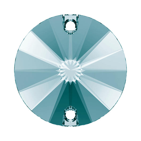 Swarovski Sew-on Crystals 3200 10 mm Light Turquoise F
