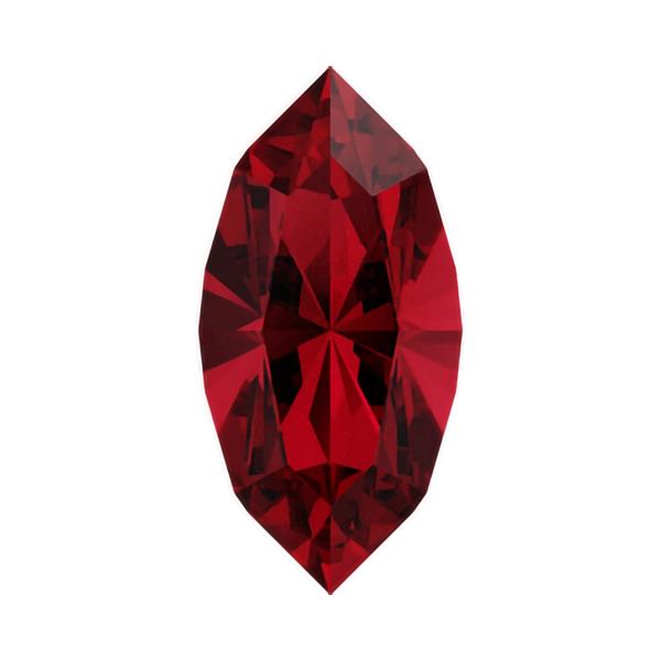 Swarovski Fancy Stones 4228 5 x 2,5 mm Dark Siam F