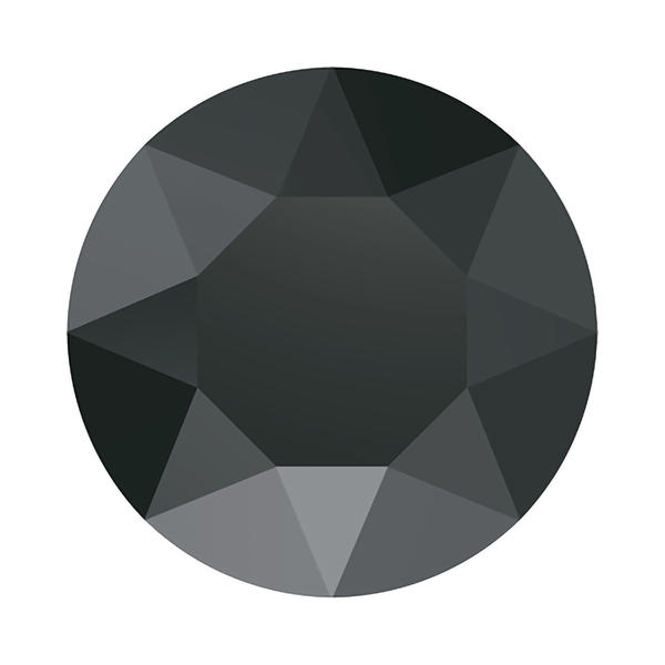 Swarovski Round Stones 1088 pp 21 Jet Hematite F