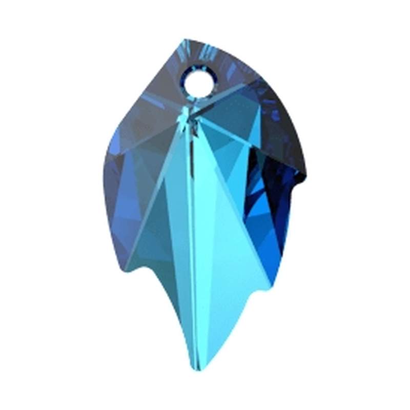 Swarovski Crystal Pendants 6735 26 x 16 mm Crystal Bermuda Blue