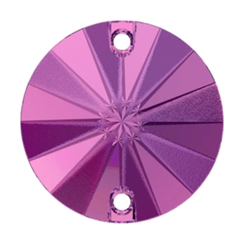 Swarovski Sew-on Crystals 3200/G 10 mm Amethyst F PFRO01