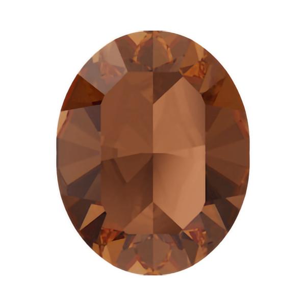 Swarovski Fancy Stones 4128 10 x 8 mm Smoked Topaz