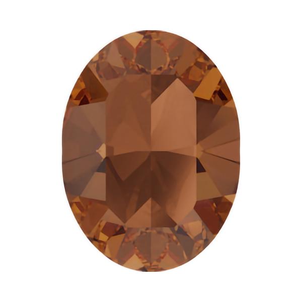 Swarovski Fancy Stones 4128 8 x 6 mm Smoked Topaz