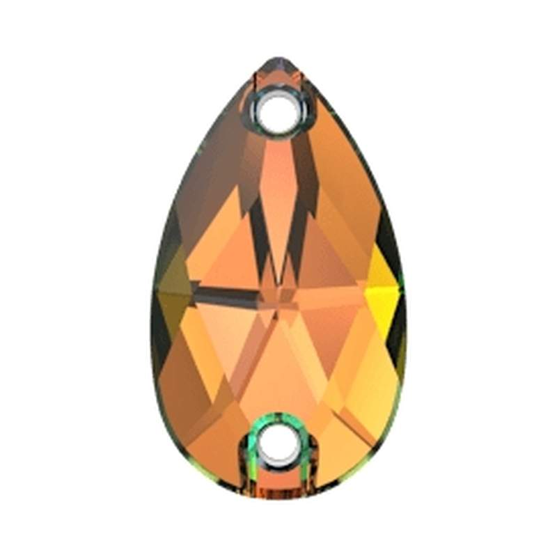 Swarovski Sew-on Crystals 3230 18 x 10,5 mm Crystal Vitrail Medium F