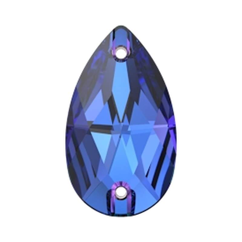 Swarovski Sew-on Crystals 3230 28 x 17 mm Crystal Heliotrope F