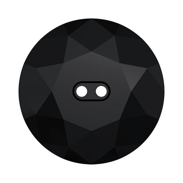 Swarovski Crystal Buttons 3014 30 mm Jet