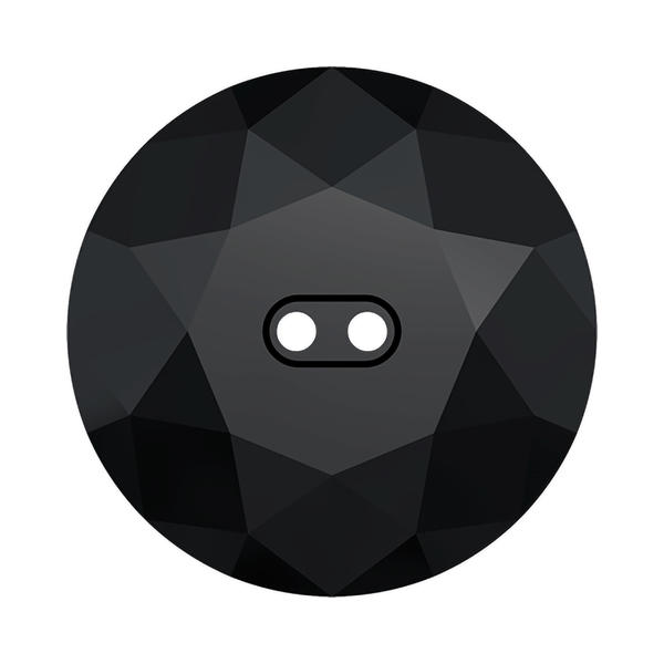 Swarovski Crystal Buttons 3014 16 mm Jet