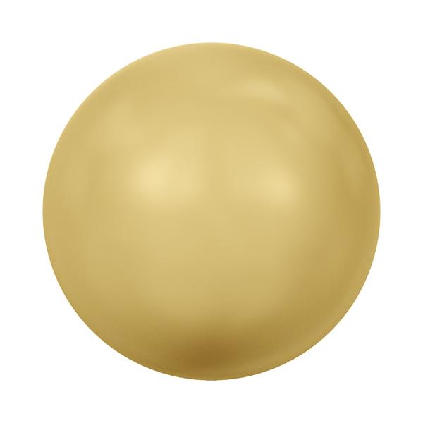 Swarovski Crystal Pearls 5818 6 mm Crystal Gold Pearl