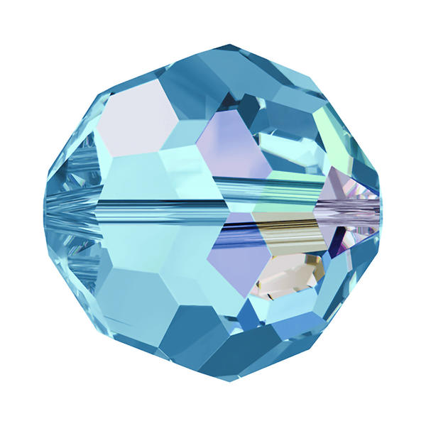 Swarovski Crystal Beads 5000 7 mm Aquamarine AB