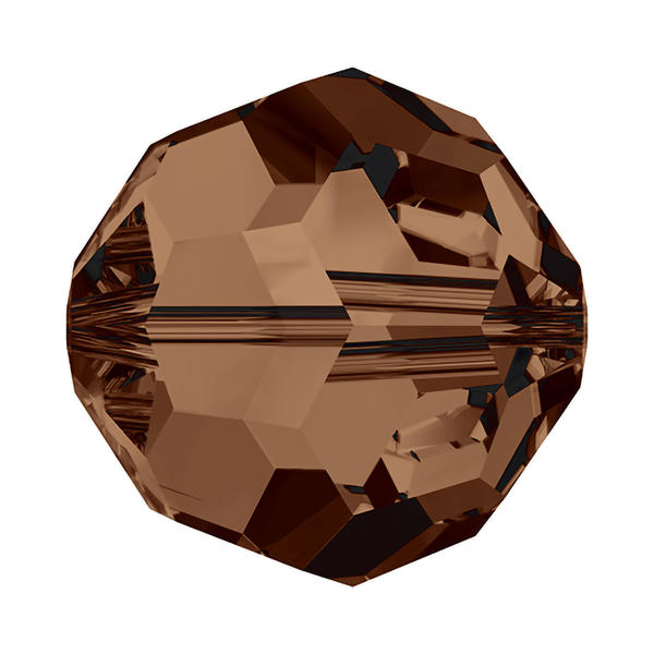 Swarovski Crystal Beads 5000 4 mm Smoked Topaz