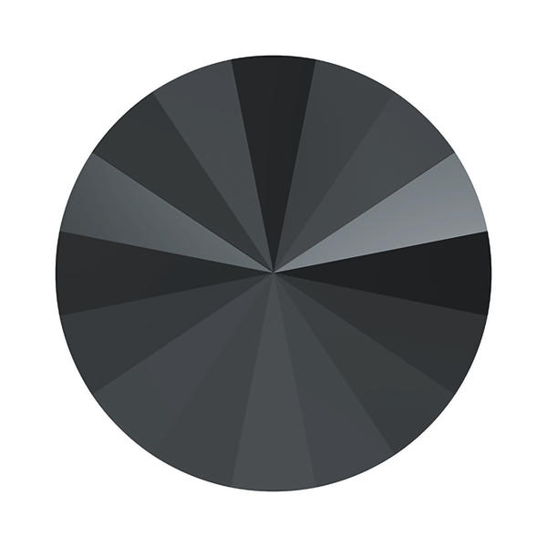 Swarovski Round Stones 1122 14 mm Jet Hematite