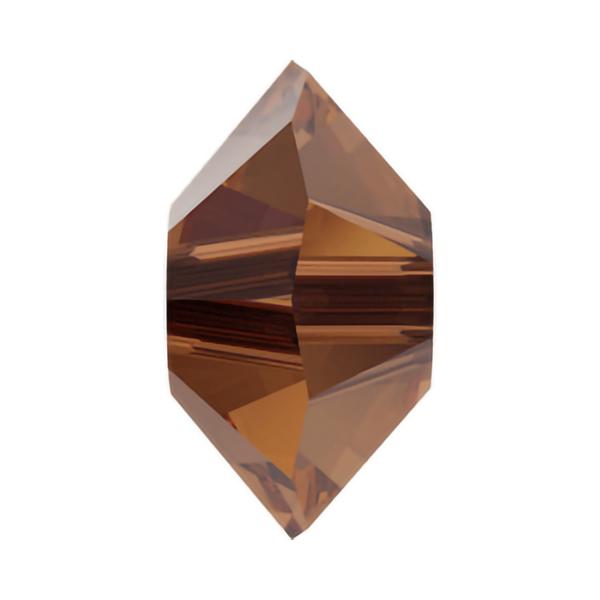 Swarovski Crystal Beads 5305 5 mm Smoked Topaz