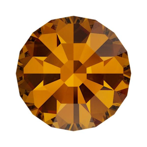 Swarovski Round Stones 1100 pp 5 Topaz F