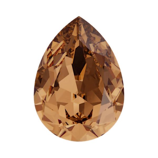 Swarovski Fancy Stones 4320 14 x 10 mm Light Smoked Topaz F