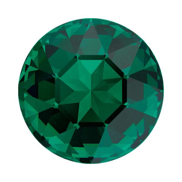 Swarovski Round Stones 1201 27 mm Emerald F