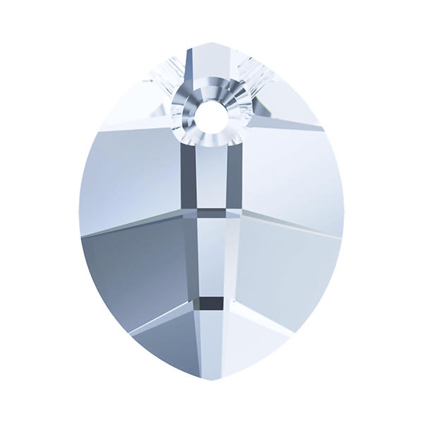 Swarovski Crystal Pendants 6734 14 mm Crystal Blue Shade