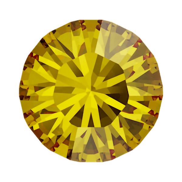 Swarovski Round Stones 1028 pp 24 Citrine F