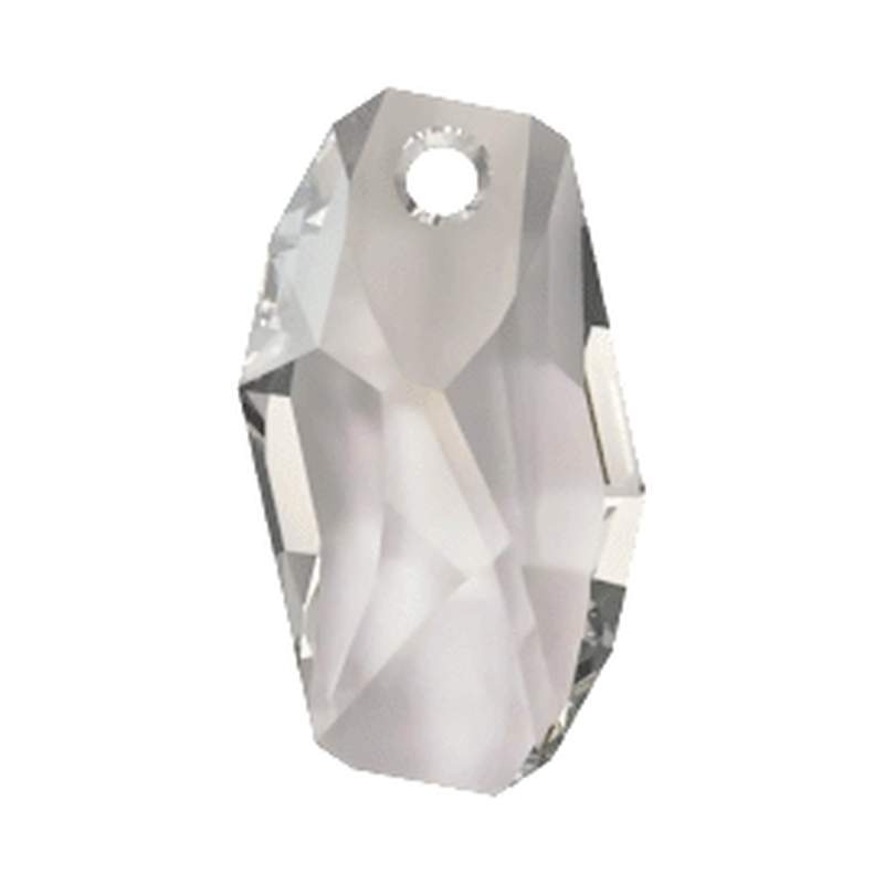 Swarovski Crystal Pendants 6673 38 mm Crystal Silver Shade