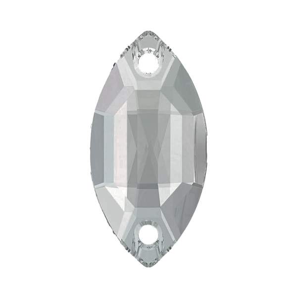Swarovski Sew-on Crystals 3752 12 x 6 mm Crystal Satin F