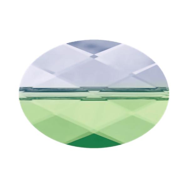 Swarovski Crystal Beads 5050 22 x 16 mm Provence Lavender - Chrysolite Blend