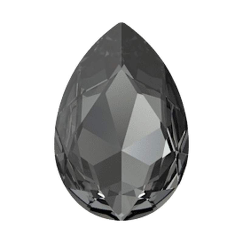Swarovski Fancy Stones 4327 40 x 27 mm Crystal Silver Night F