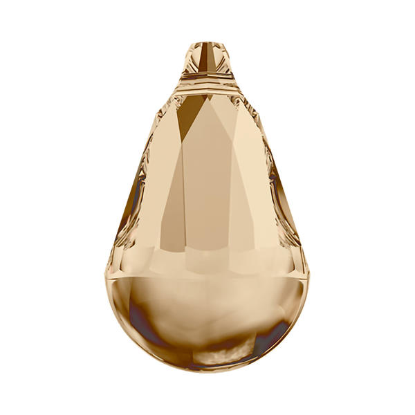 Swarovski Crystal Pendants 6026 13 mm Crystal Golden Shadow