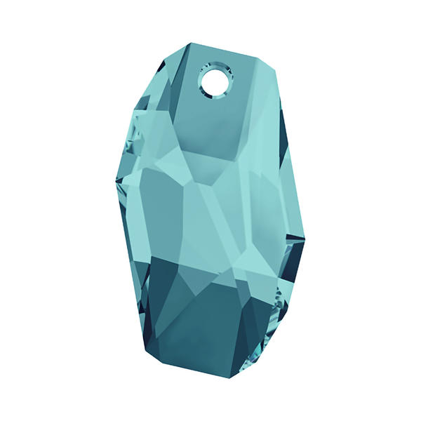 Swarovski Crystal Pendants 6673 18 mm Light Turquoise