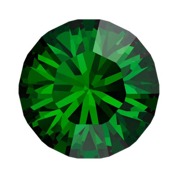 Swarovski Round Stones 1028 pp 10 Dark Moss Green F