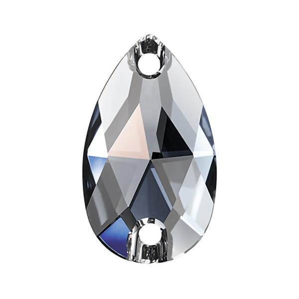 Swarovski Sew-on Crystals 3230 12 x 7 mm Crystal - Montana Blend F