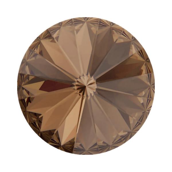 Swarovski Round Stones 1122 12 mm Smoky Quartz F