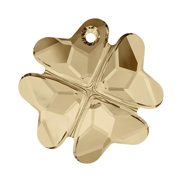 Swarovski Crystal Pendants 6764 19 mm Crystal Golden Shadow