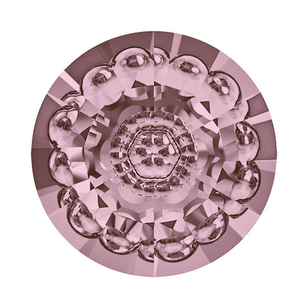 Swarovski Round Stones 1681 12 mm Crystal Antique Pink F