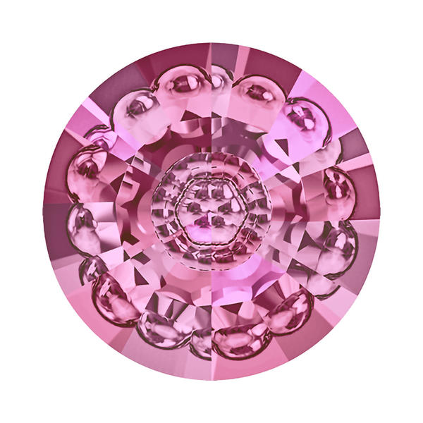 Swarovski Round Stones 1681 12 mm Rose F