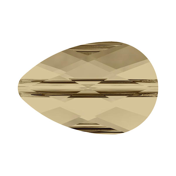 Swarovski Crystal Beads 5056 12 x 8 mm Crystal Golden Shadow