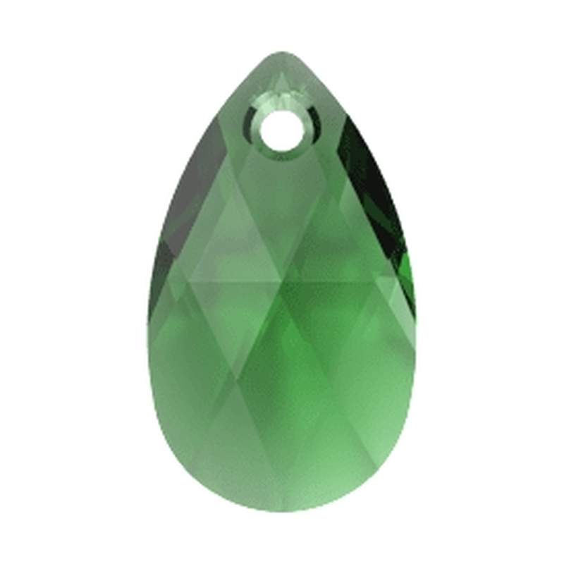 Swarovski Crystal Pendants 6106 16 mm Dark Moss Green