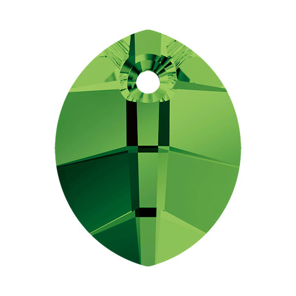 Swarovski Crystal Pendants 6734 14 mm Dark Moss Green