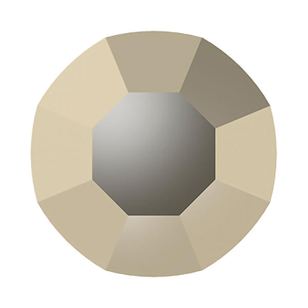 Swarovski Hotfix Crystals 2000 ss 3 Crystal Metallic Light Gold A HF