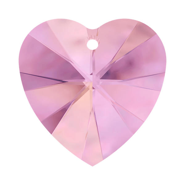 Swarovski Crystal Pendants 6228 18 x 17,5 mm Crystal Lilac Shadow