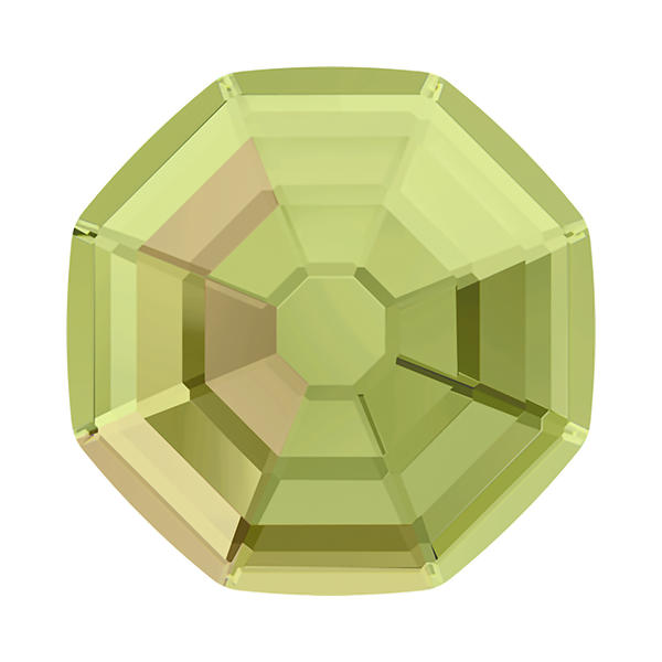 Swarovski Flatback Crystals 2611 10 mm Crystal Luminous Green F