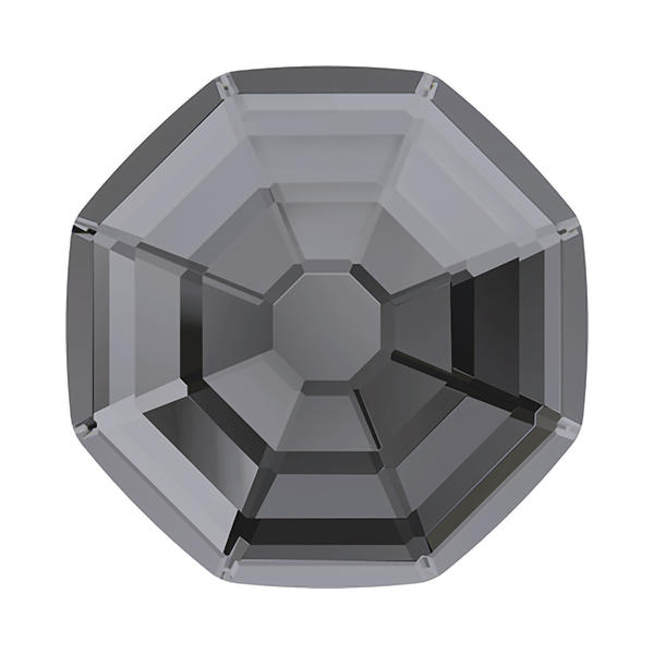 Swarovski Hotfix Crystals 2611 8 mm Crystal Silver Night M HF