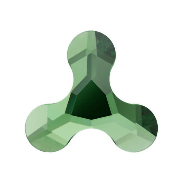 Swarovski Flatback Crystals 2708 12,5 x 13,6 mm Dark Moss Green F