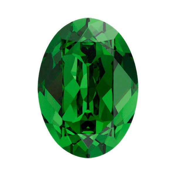 Swarovski Fancy Stones 4120 8 x 6 mm Dark Moss Green F