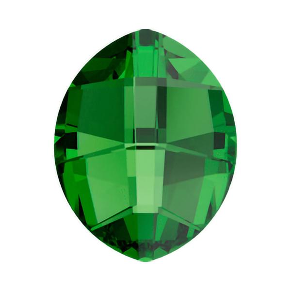 Swarovski Fancy Stones 4224 14 x 11 mm Dark Moss Green F