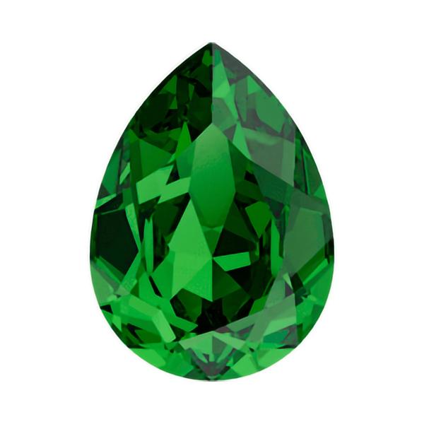 Swarovski Fancy Stones 4320 10 x 7 mm Dark Moss Green F