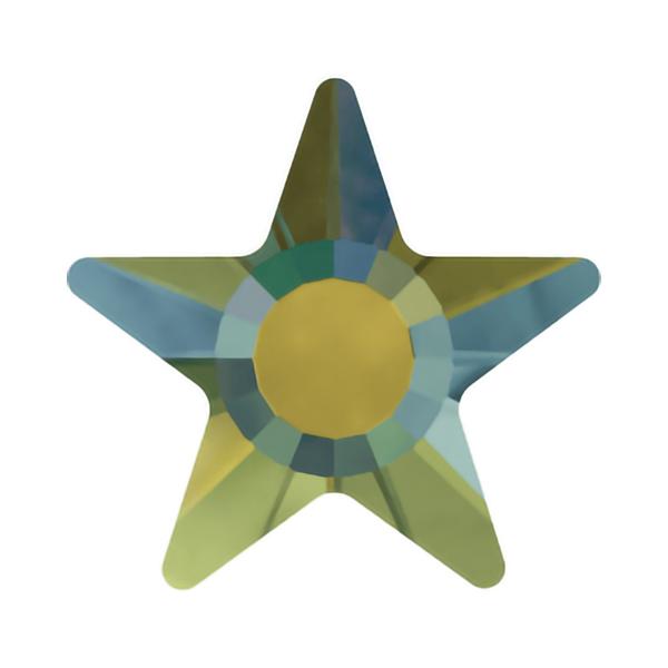 Swarovski Hotfix Crystals 2817 5 mm Crystal Iridescent Green M HF