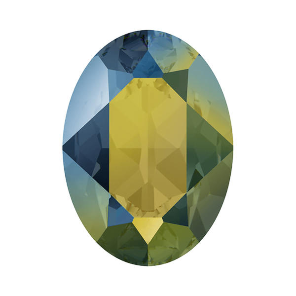 Swarovski Fancy Stones 4120 6 x 4 mm Crystal Iridescent Green F