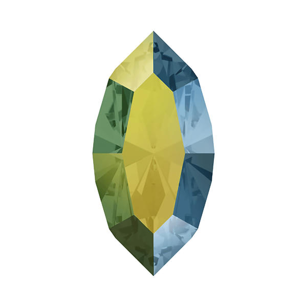 Swarovski Fancy Stones 4228 8 x 4 mm Crystal Iridescent Green F