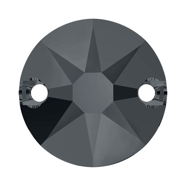 Swarovski Sew-on Crystals 3288 10 mm Crystal Silver Night