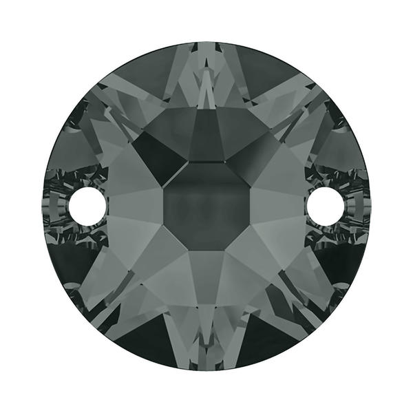 Swarovski Sew-on Crystals 3288 8 mm Black Diamond F