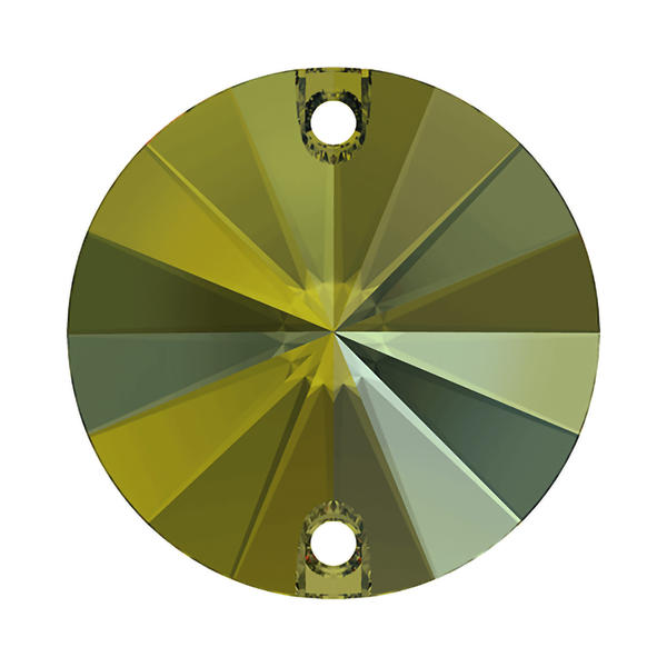 Swarovski Sew-on Crystals 3200 12 mm Crystal Iridescent Green F